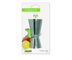 Vin Bouquet FIK 024 - Vasito Medidor Acero Inoxidable 40/20ml, Jigger, Vaso Medidor Cocktail, Vaso Medidor Cocktail