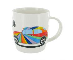 Brisa VW Collection VW Escarabajo Taza Grande de Café 370ml - Rayas