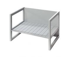 Roba Banco Infantil 2en1 de Madera - Ajustable en 2 Alturas de Asiento - Convertible en Mesa o Escritorio Infantil - Capacidad Máxima 60 kg - Estilo Campestre - Gris