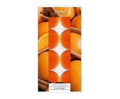 Pajoma Velas de tÃ© aromÃ¡ticas, Naranja, 8