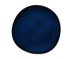 Villeroy & Boch - plato llano Lave bleu, 28 cm, amplio plato de loza, apto para lavavajillas y microondas