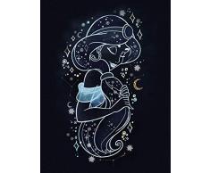 Komar Disney Wandbild Von Jasmin Stars | Kinderzimmer, Babyzimmer, Dekoration, Kunstdruck | ohne Rahmen | WB084-30x40 fotomural, carbÃ³n
