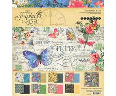 Graphic 45 - Papel para manualidades, multicolor, tamaÃ±o grande