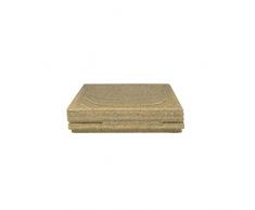 Ridder Brick Jabonera, polirresina, Arena, Approx. 11,3 x 11,3 x 2,7 cm