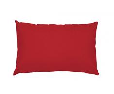 Eminza Funda de Almohada Rectangular Confort Rojo