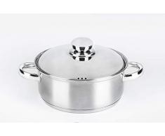 Vier Z28 CACEROLA INDUCCIÃN, Inoxidable 18/10, 28cm diÃ¡metro, 6.8 litros, Acero