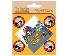 Pyramid InternationalÂ -Â PÃ³ster de los Beatles (Yellow Submarine) Pegatinas de Vinilo, Papel, Multicolor, 10Â x 12,5Â x 1,3Â cm