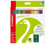 Stabilo Greencolors Pack de 24 Lápices Ecológicos