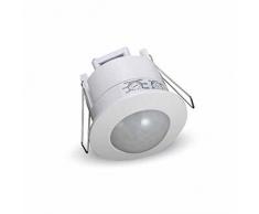 V-TAC Sensor de Movimiento infrarrojo Pir empotrable de Techo 360Â° Ip20