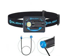 OLIGHT Perun Mini Kit Linterna Frontal LED Recargable Linterna de Cabeza Pequeña con 1000 Lúmenes,Alcanza a 100 m,IPX8 Impermeable,Faros Delantelos para Niños,Trabajo al Aire Libre y Vida Cotidiana