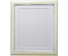 FRAMES BY POST Marco de Fotos, plÃ¡stico, Crema, 21 x 10 Inch for 3 Images of 7 x 5 Inch