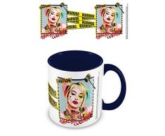 Birds Of Prey MGC25854 - Taza de cerÃ¡mica, 325 ml, diseÃ±o de Harley Quinn Warning)