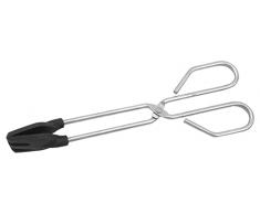 Fackelmann Tenacillas de Cocina con Palas, Pinzas Largas de Precisión para Carne, Pescado, Jamón, Barbacoa, Ensalada y para Croquetas, Colores surtidos, Acero Inoxidable, 25 X 8 X 4 Cm, 1 ud