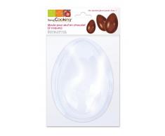 Scrapcooking 9470Â - Blister molde de chocolate en forma de huevo (2 cascos), color blanco