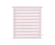 Blindecor Indus Estor Enrollable Doble Tejido Noche y Dia Easy Fix, Rosa, 62 X 180 cm