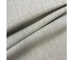 Kt KILOtela - Tela de Chenilla TapicerÃa, Doble Cara, Tacto Suave Aterciopelado, Tapizar Sillas, Sofá, Resistente al Desgaste, 100 cm Largo x 280 cm Alto, Gris Perla â 1 Metro