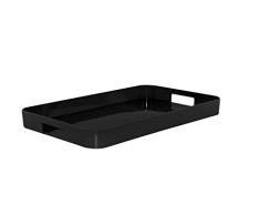 Zak Designs Bandeja Gallery, 32.5 x 26 cm, negro