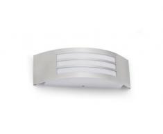 Faro Barcelona Dorval-2 72261 - Aplique, 14W, acero y difusor policarbonato opal