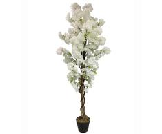 Leaf Design UK - Ãrbol de Flores Artificiales Realista, Color Blanco, 150 cm