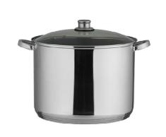 axentia Olla Universal, Acero Inoxidable, Acero Inoxidable, Plata, 17 Liter Volumen