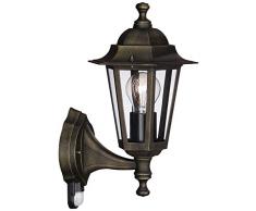 Massive Aplique 715220142 - Iluminación al aire libre (Aplique de pared para exterior, Negro, Aluminio, Sintético, IP44, JardÃn, Patio, I)