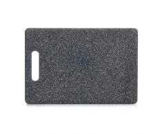 Zeller 26056 Tabla para Cortar, PlÃ¡stico, Gris, 20x20x3 cm