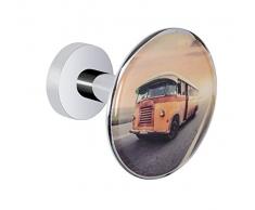 Wenko Gancho de Pared Decorativo Bus, Cinc Moldeado Bajo PresiÃ³n, Multicolor, 6x6x5 cm