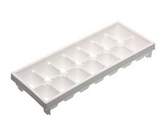 BarCraft Bandeja para Cubitos de Hielo, 14 Cubitos de Hielo, PlÃ¡stico, 26 x 12cm, Blanco