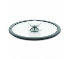 Berndes 007580 - Tapa de cristal con borde de silicona para ollas (20 cm)
