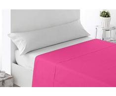 Miracle Home SÃ¡bana Encimera Ajustable, Suave y CÃ³moda, AlgodÃ³n 50% PoliÃ©ster, Fucsia, Cama 90