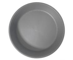 Meliflor Plato Cerámica 24cm Gris Duraderos y Resistentes - Decoración - Hogar y JardÃn - Artesanalmente Fabricado en España