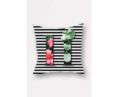 Lulu Home - Funda de Almohada, Multicolor, 45 x 45 cm