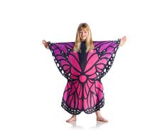 Kanguru Butterfly Kids Manta ponderada, Poliéster, Rosa, Azul, Negro, Unica para ninos