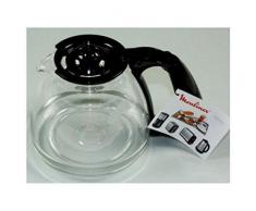 Moulinex FH900401 Jarra de 15 tazas, De cristal, 200 x 200 x 160 mm, Transparente/negro