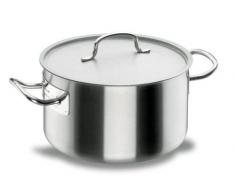 Lacor - 50061 - Cacerola Alta Con Tapa Chef Classic 60cm Inox