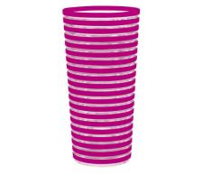 Zak ! Designs Vaso Swirl Rayas Fucsia 60 CL. 1213-0070
