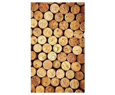 Huella Deco Textures & Pictures Alfombra Carpet Mat Floor, vinilo, 70 x 123 cm