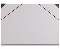 Clairefontaine Gris Art Carpeta con elástico, 52 x 72 cm