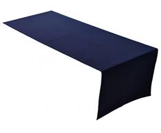 Camino de Mesa algodÃ³n, colecciÃ³n Concept, Color y tamaÃ±o a Elegir (Camino de Mesa â 45 x 120 cm, Azul Marino)