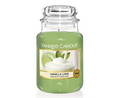 Yankee Candle vela grande y aromatica, Vanilla Lime