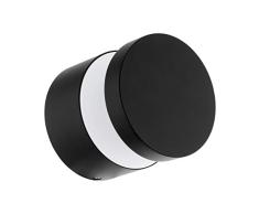 Eglo Melzo , Lámpara de pared LED para exteriores , 1 foco, aluminio fundido y plástico, IP44 , color negro
