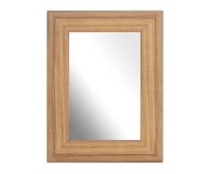Inov8 6 x 10,16 cm Marco de Madera para Espejo Cabina de teléfono británica, 4 Unidades, Madera de Roble 313