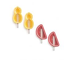 Lékué Pack moldes Helado, Silicona,, 4 Unidades