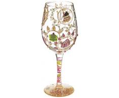 Enesco Lolita 4054095 - Copa de vino, Reina por un dÃa