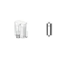 Philips Water - AWP2980 - Jarra Filtradora de Agua Electrónica, Filtración Instantánea,Blanco & AWP1775CH - Filtro de Agua para Ducha, Purificador, Elimina el Cloro Residual y Las impurezas