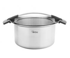 Woll Concept Pro - Cazuela (Acero Inoxidable, con Tapa, 20 cm)
