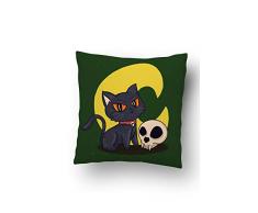 Lulu Home - Funda de Almohada, Multicolor, 45 x 45 cm