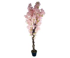 Leaf Design UK - Ãrbol de Flores Artificiales Realista, Color Rosa, 150 cm