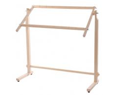 Elbesee Marco de Suelo Giratorio C de Madera, marrón, de 91 cm.