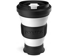 Pokito 52BB88336 Vaso plegable y reutilizable, 454 ml, BlackBerry, silicona